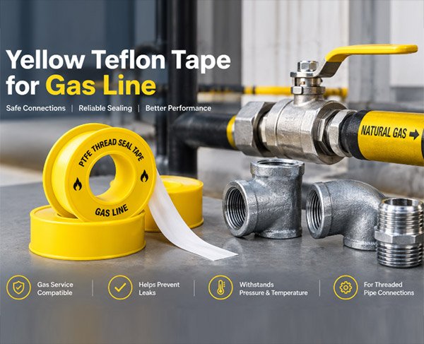 yellow teflon tape for gas line